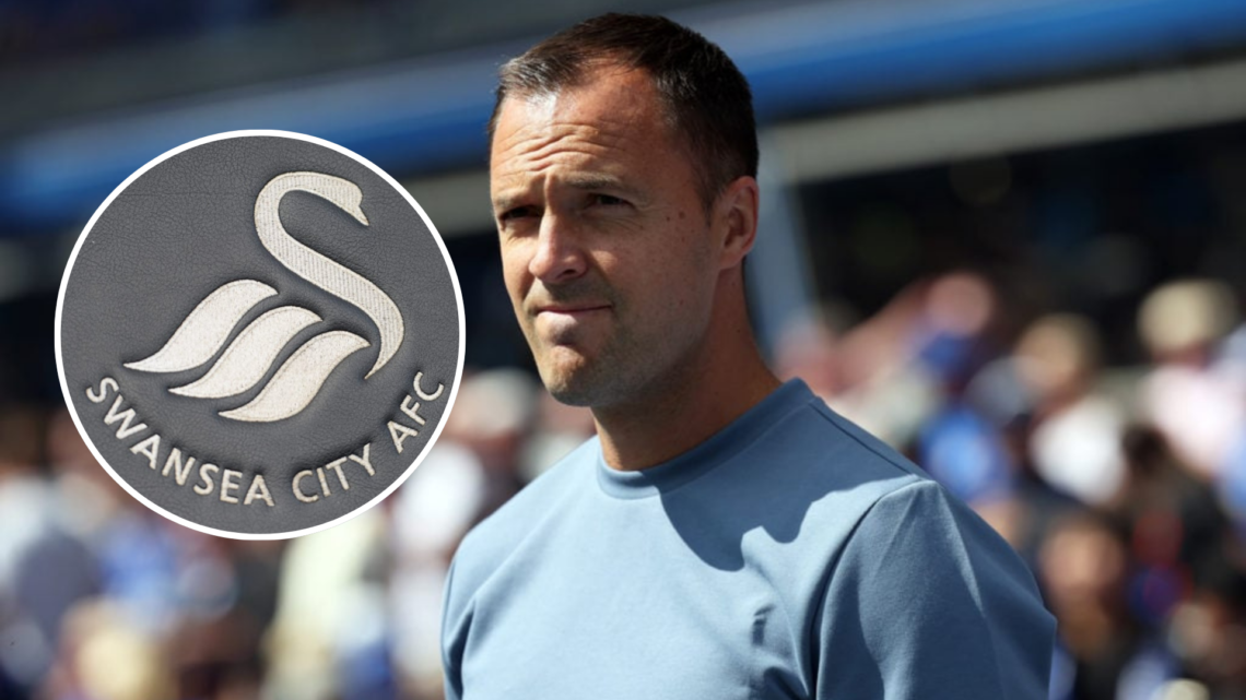 Chris Davies, Manager of Birmingham City, looks on during the pre-season friendly match between Birmingham City and Nottingham Forest. Inset, A Swa...