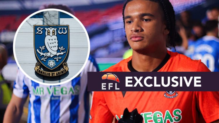 Pierce Charles of Sheffield Wednesday after the Carabao Cup First Round match between Bolton Wanderers and Sheffield Wednesday. Inset: The Sheffiel...