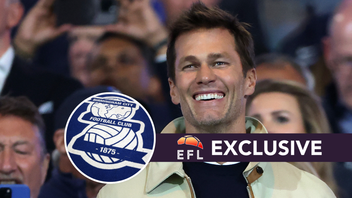 Birmingham City co-owner Tom Brady looks on at St Andrew's during the game against Wrexham