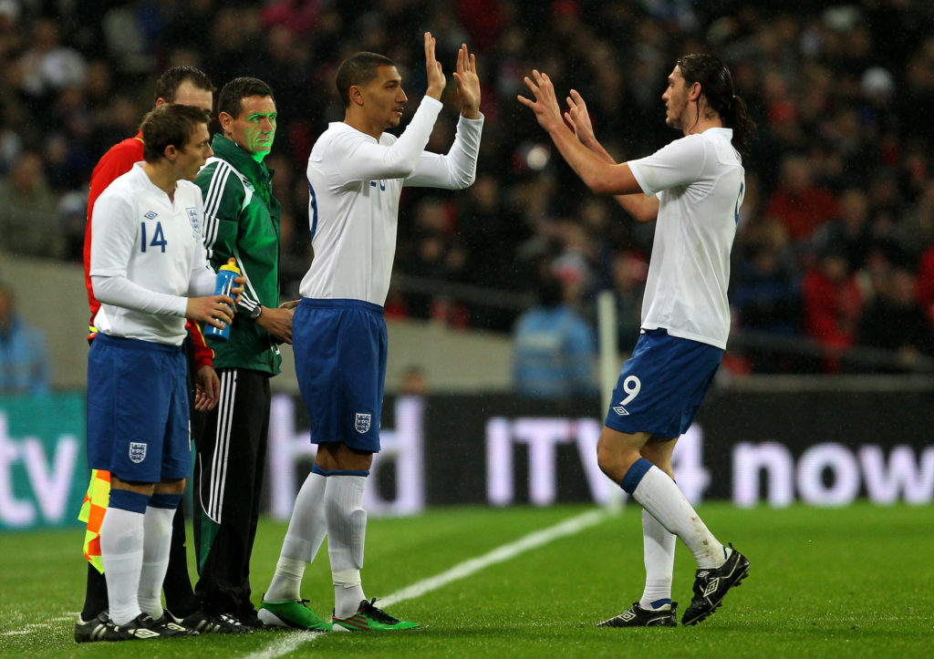 Jay Bothroyd replaces Andy Carroll during England vs France