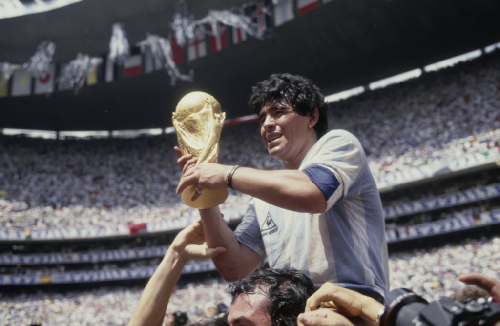 Argentina Wins FIFA World Cup, lifted by captain Diego Maradona