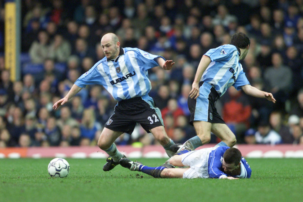 Lee Carsley for Coventry City against Leicester City