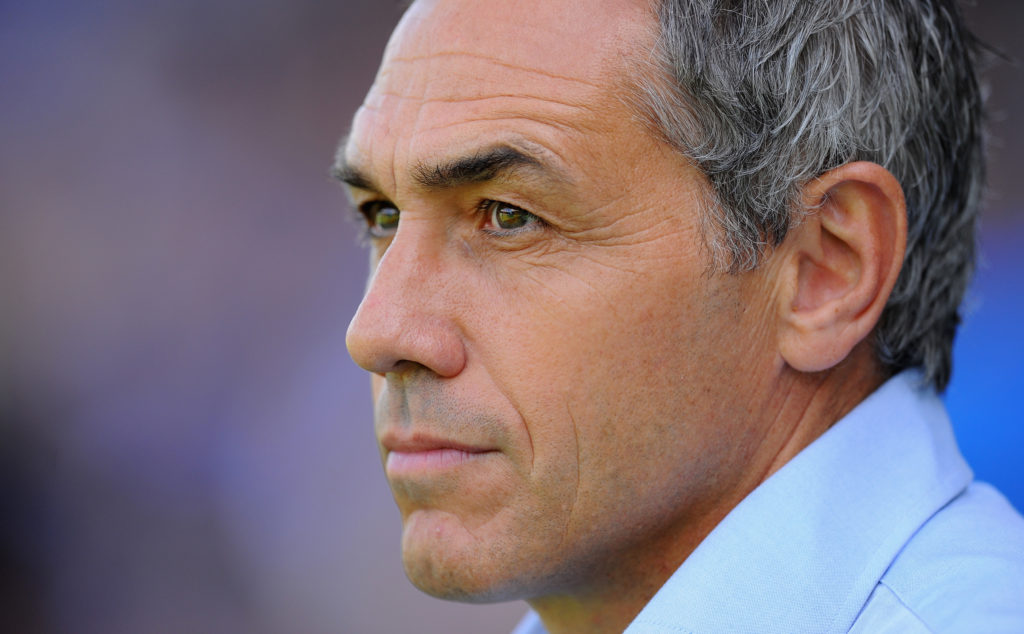 Portsmouth manager Guy Whittingham looks on