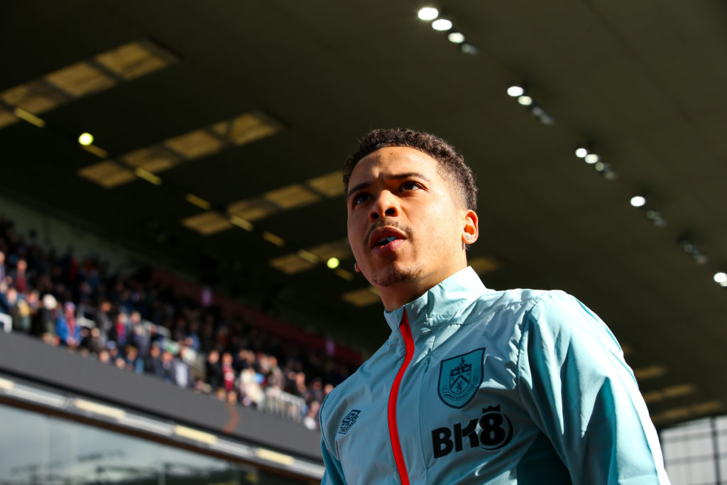 Burnley's Manuel Benson in action during the Premier League match between Burnley FC and AFC Bournemouth