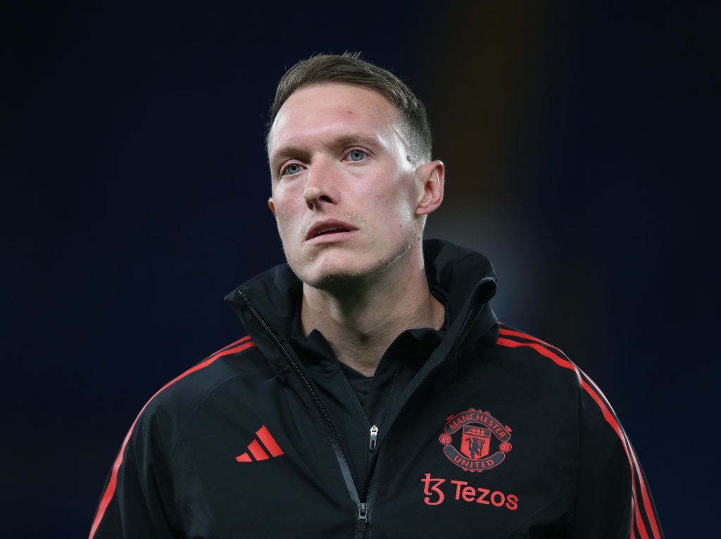 Phil Jones prior to Chelsea U18 v Manchester United U18: U18 Premier League Final