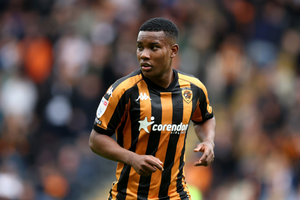 Oscar Zambrano of Hull City looks on