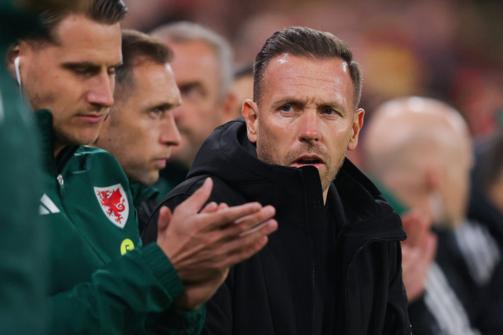Craig Bellamy in charge of Wales against Montenegro