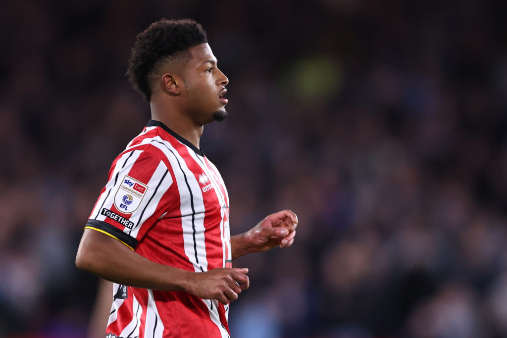Rhian Brewster of Sheffield United