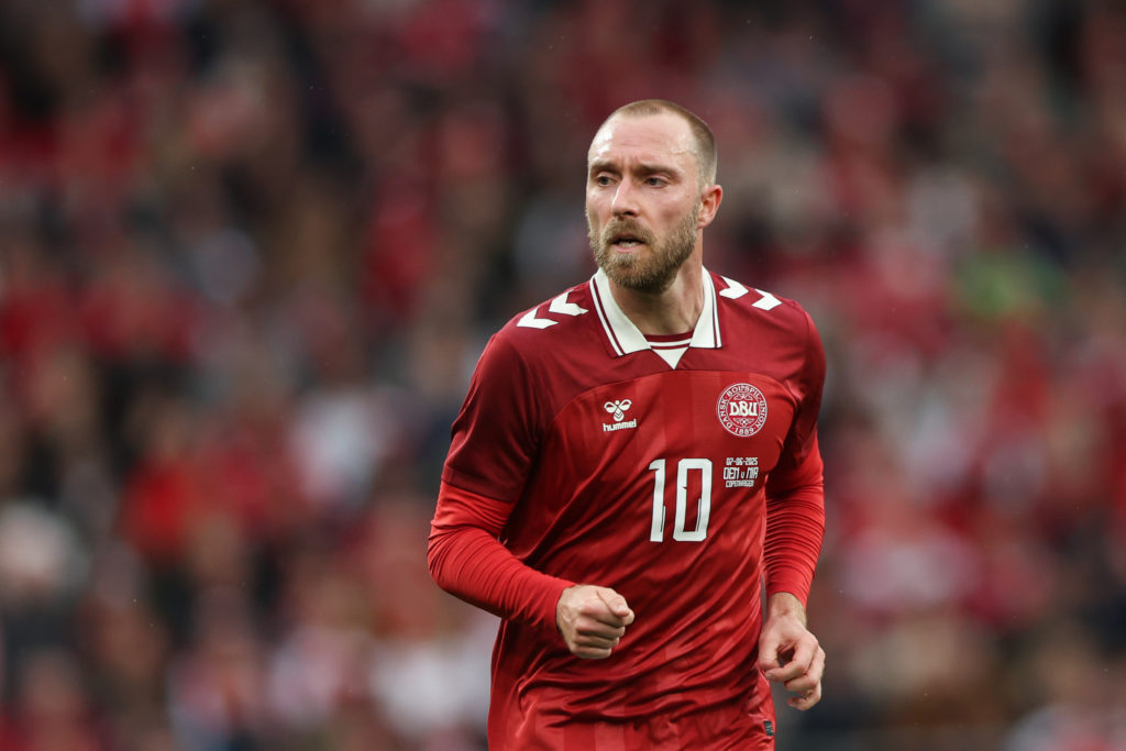 Christian Eriksen of Denmark seen during Friendly Match: football match between Denmark and Northern Ireland