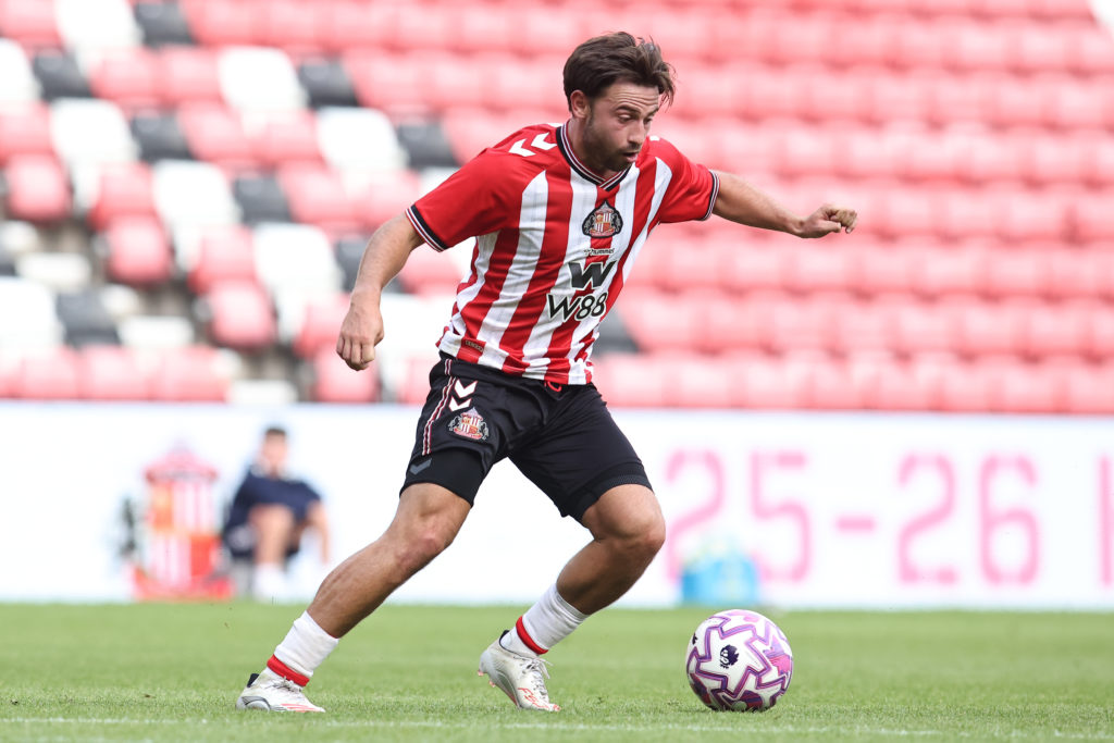 Patrick Roberts in action for Sunderland vs Rayo Vallecano in pre-season