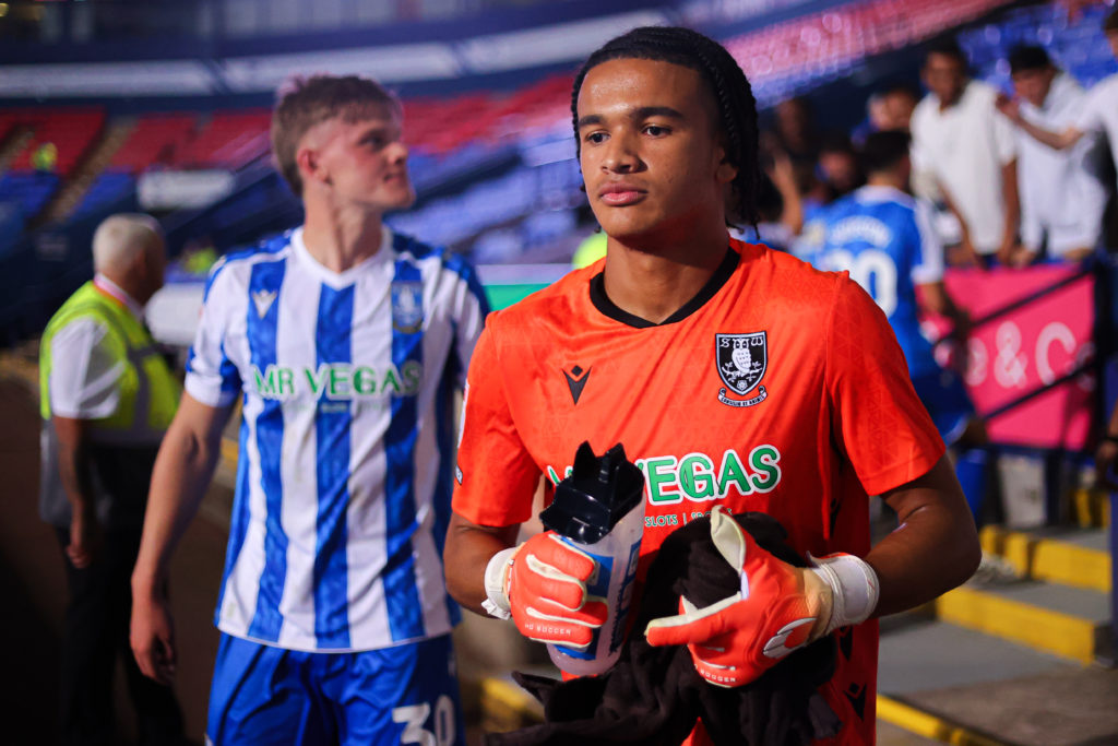 Pierce Charles of Sheffield Wednesday after the Carabao Cup First Round match between Bolton Wanderers and Sheffield Wednesday