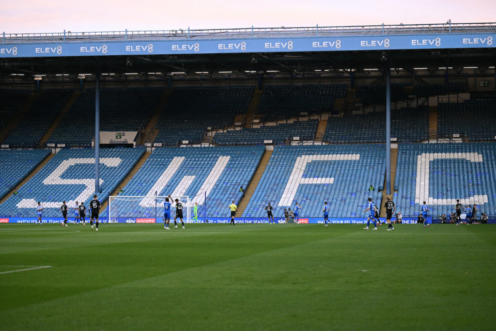 Sheffield Wednesday's Hillsborough's empty stand due to Dejphon Chansiri protest