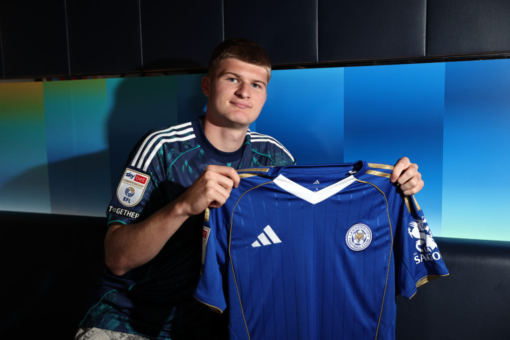 Jordan James is unveiled as a new signing by Leicester City