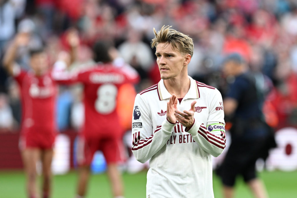 Martin Odegaard for Arsenal against Liverpool