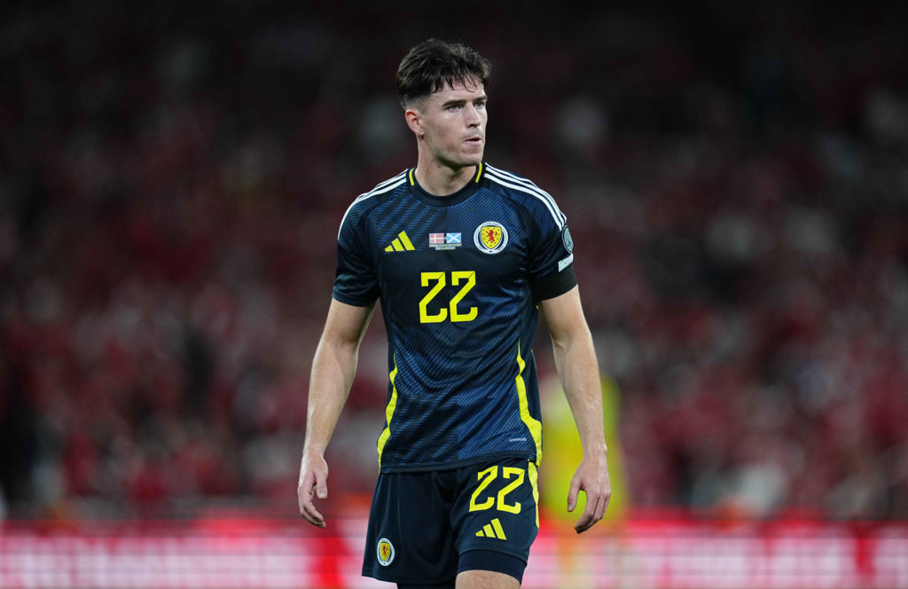 Max Johnston during Denmark vs Scotland - UEFA World Cup qualifiication 2025/26