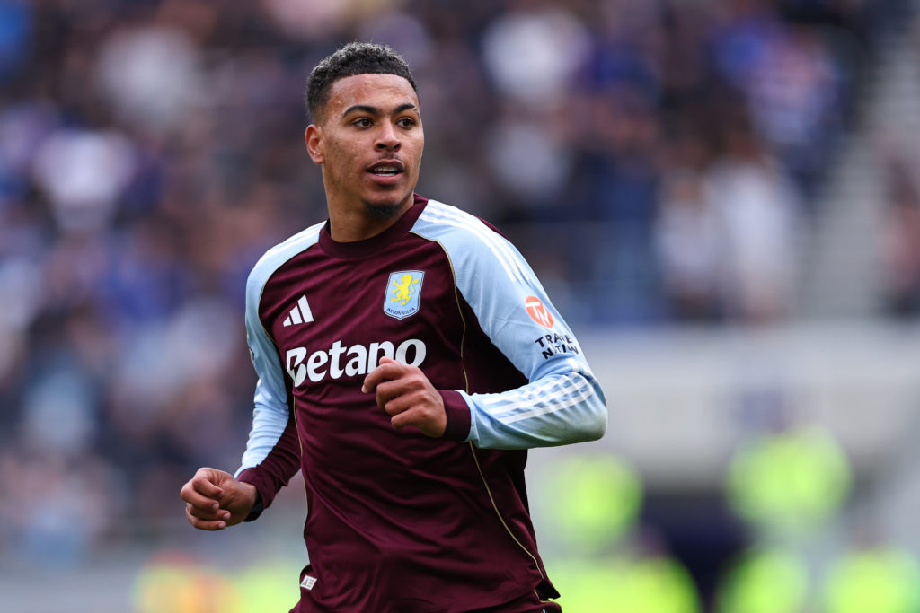 Morgan Rogers during Everton v Aston Villa - Premier League