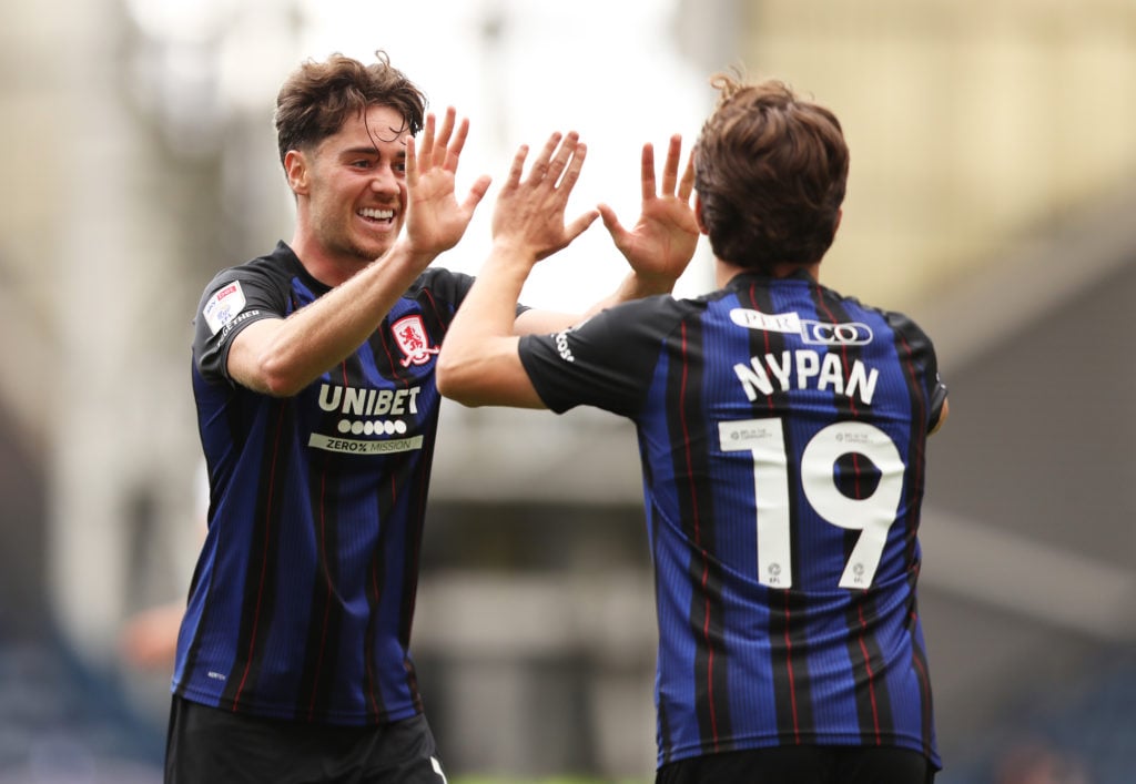 Hayden Hackney and Sverre Nypan of Middlesbrough FC