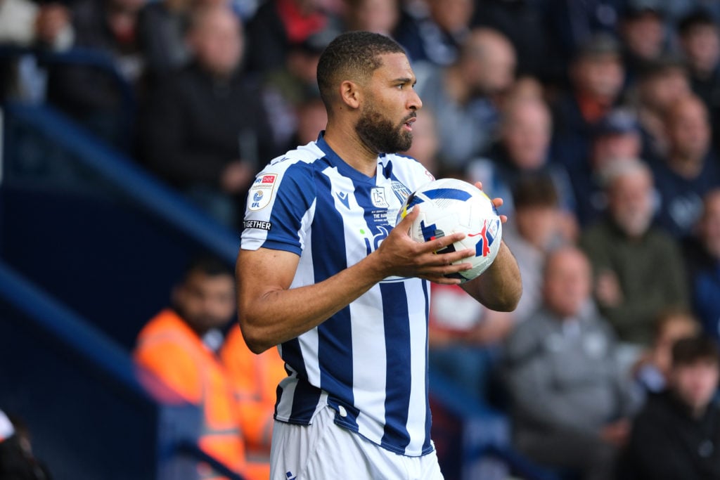 George Campbell of West Bromwich Albion is seen in action