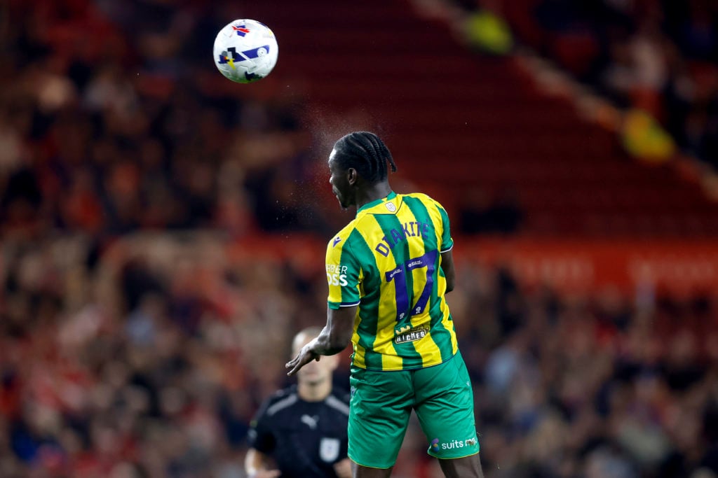 Ousmane Diakite during Middlesbrough v West Bromwich Albion - Sky Bet Championship