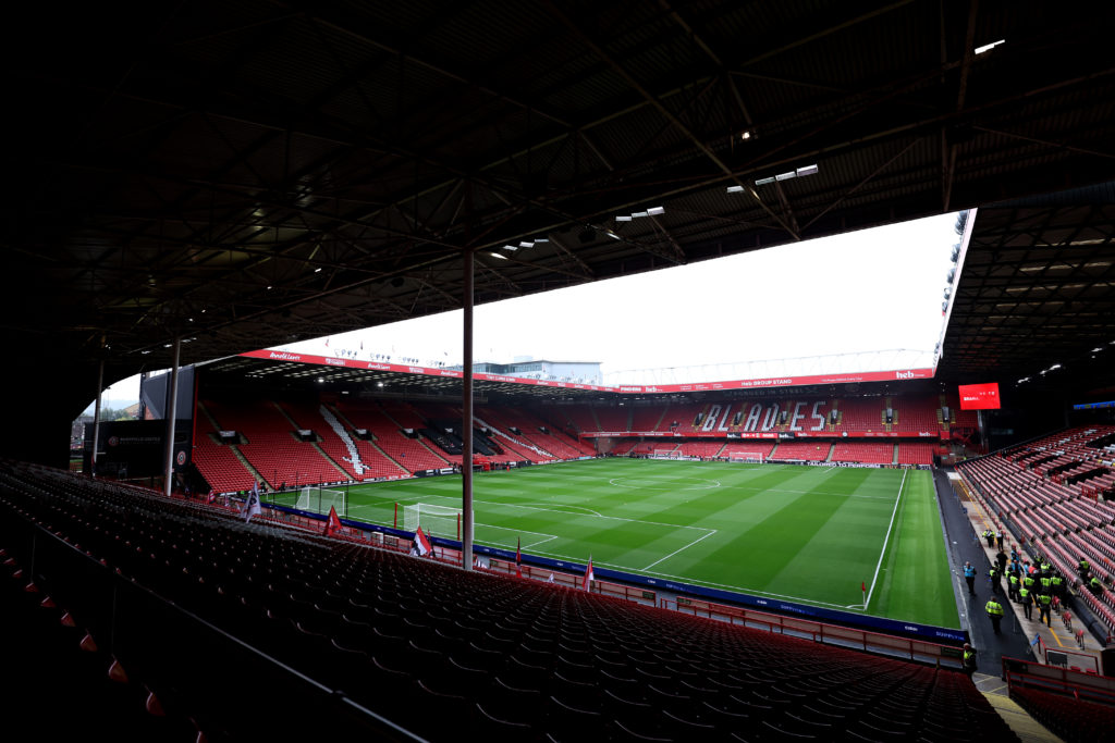 General view inside the stadium prior to the Sky Bet Championship match between Sheffield United and Charlton Athletic at Bramall Lane