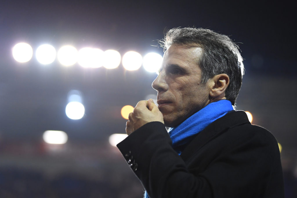 Gianfranco Zola of Birmingham City looks on during the Sky Bet Championship match between Birmingham City and Leeds United