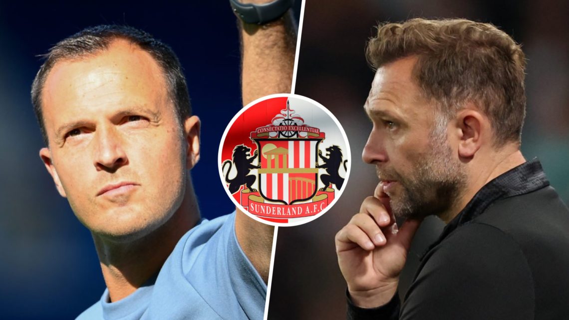 chris davies (left) and john eustace (right) and sunderland (inset)