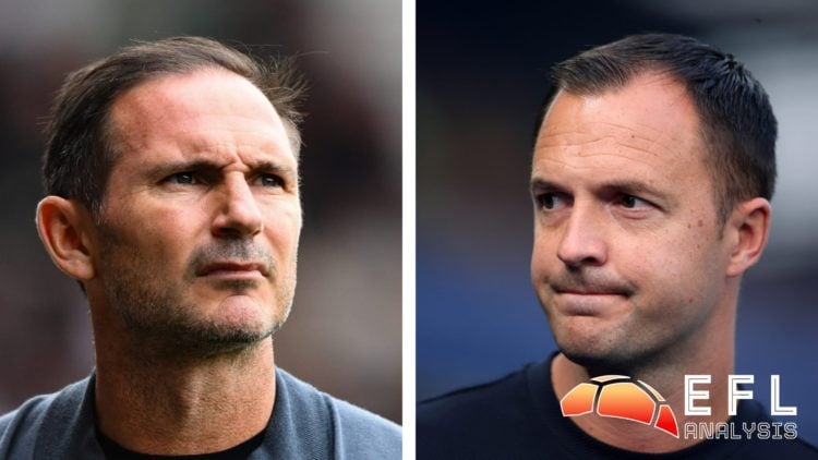 Split image of Coventry City manager Frank Lampard, and Birmingham City manager Chris Davies.
