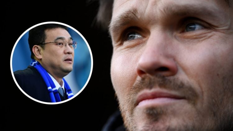 Danny Rohl, Manager of Sheffield Wednesday, looks on. Inset: Sheffield Wednesday chairman Dejphon Chansiri
