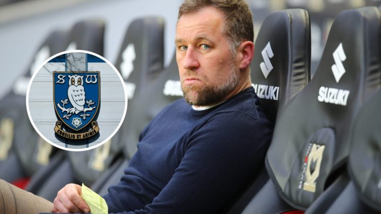Crewe Alexandra manager David Artell looks on prior to during the Sky Bet League One match between Milton Keynes Dons and Crewe Alexandra. Inset, S...