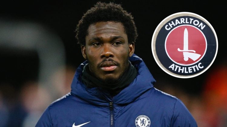 David Datro Fofana (left) and Charlton Athletic (right)