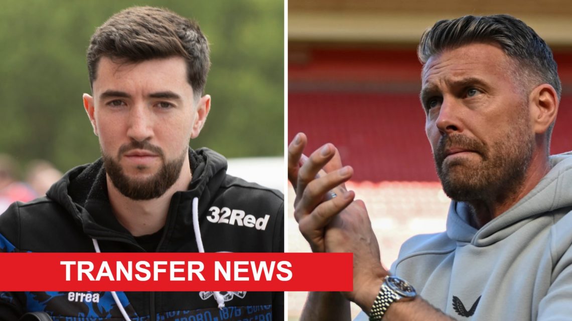 Split image of Finn Azaz and Middlesbrough manager Rob Edwards.