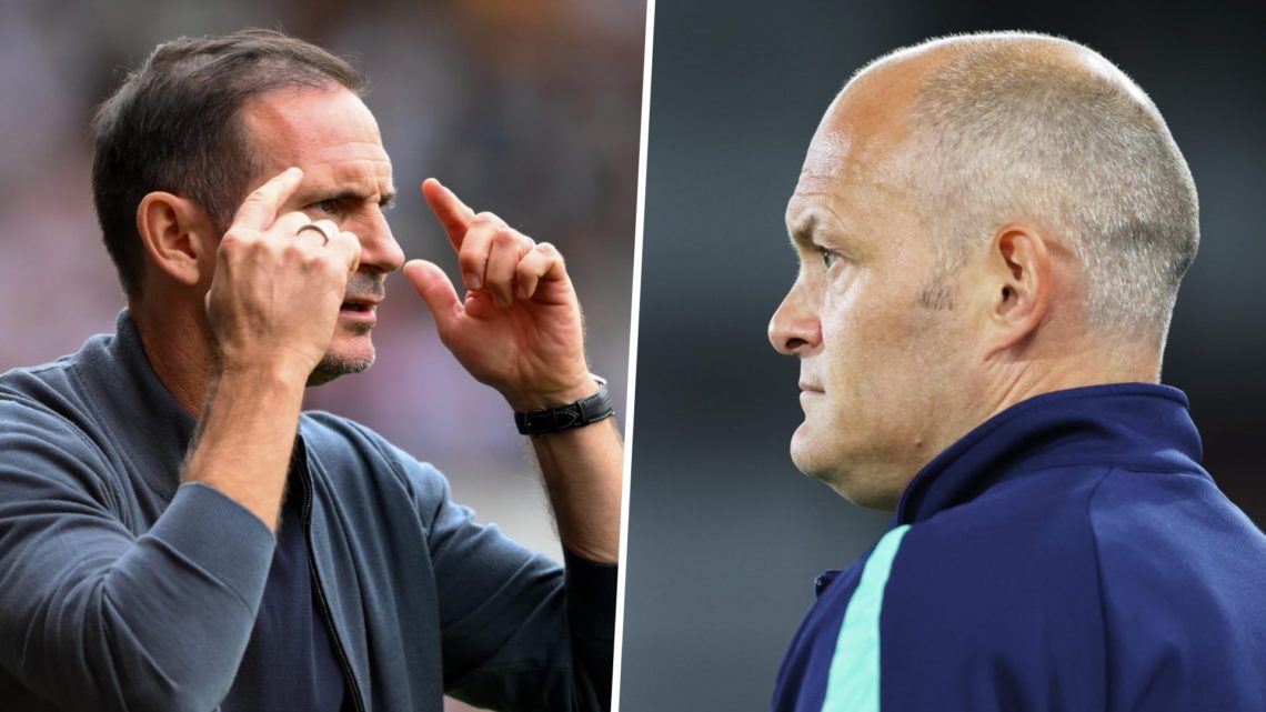 Split image of Coventry City manager Frank Lampard and Millwall manager Alex Neil