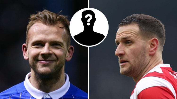 Jordan Rhodes smiles while playing for Sheffield Wednesday (left) and Billy Sharp looks on while playing for Doncaster Rovers (right)