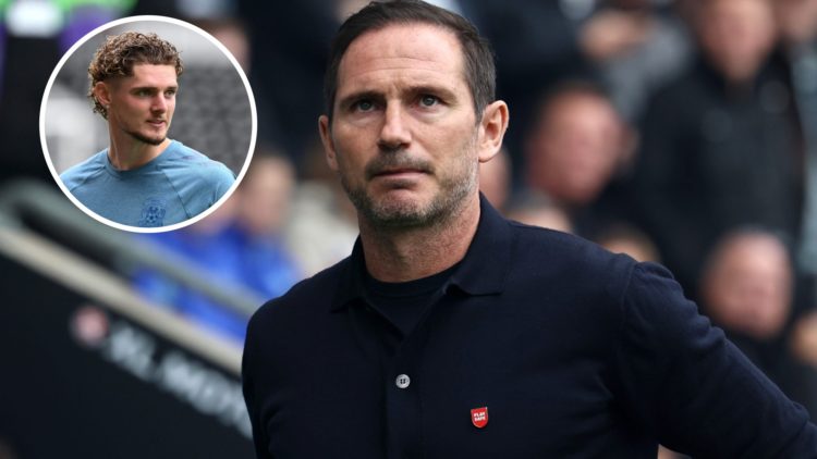 Frank Lampard of Coventry City looks on after the win against Birmingham CIty, an inset of Jack Rudoni before Derby County vs Coventry City