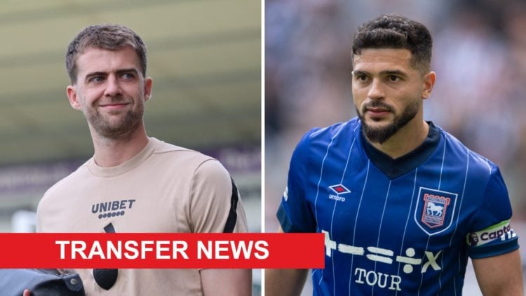Split image of former Leeds United striker Patrick Bamford and former Ipswich Town star Sam Morsy.