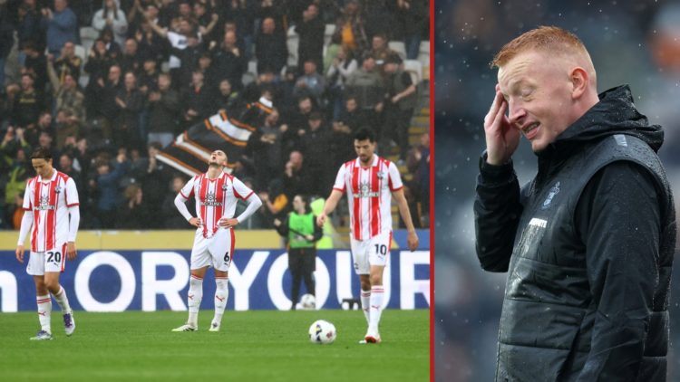 Split image showing Southampton defender Taylor Harwood-Bellis against Hull City and Saints coach Will Still