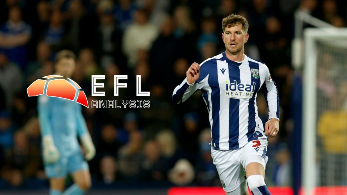 Chris Mepham in action for West Brom.